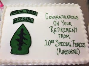 marine corps retirement cake