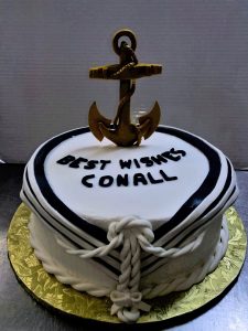 Amazon.com: INNORU Glitter Nautical Theme Cake Topper - Ship Anchor Cake  Decor - Birthday - Baby Shower/Wedding Party Cake Decorations Supplies, Navy  Blue : Grocery & Gourmet Food