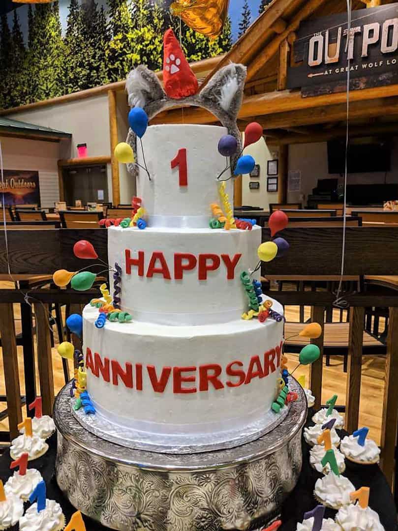Business Anniversary Cake