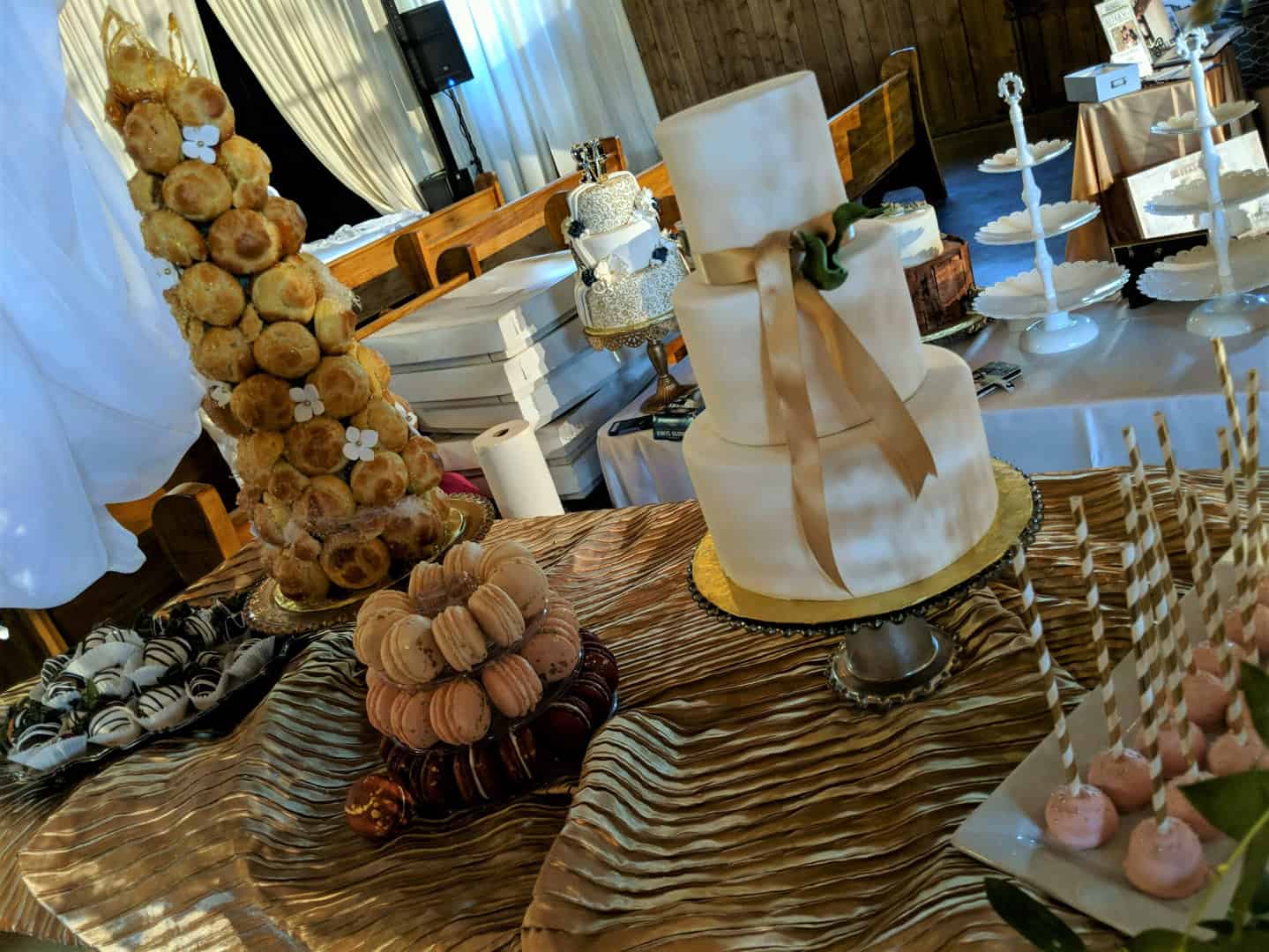 Cake and Croquembouche