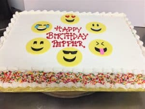 Emoji Love Heart Eyes Edible Cake Topper Image ABPID04324 | Edible cake  toppers, Edible cake, Birthday places