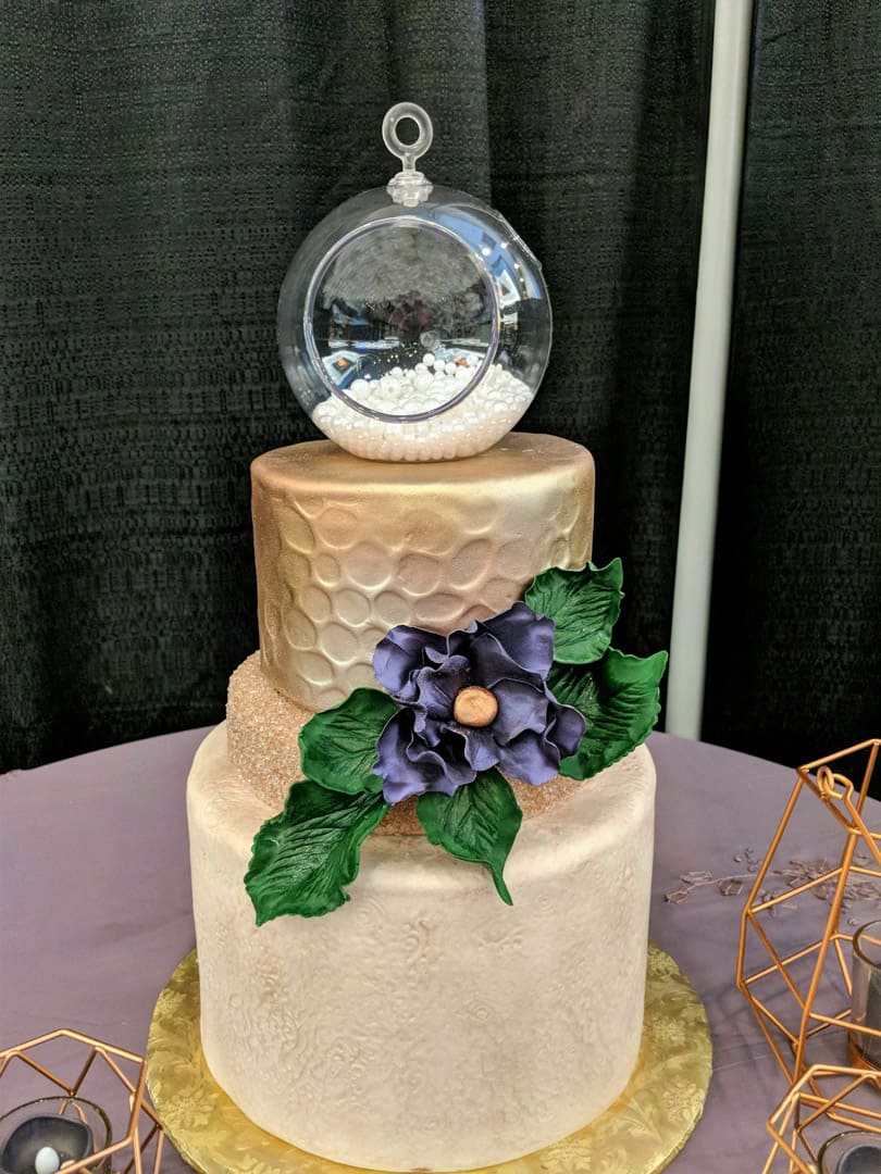 Metalic Wedding Cake