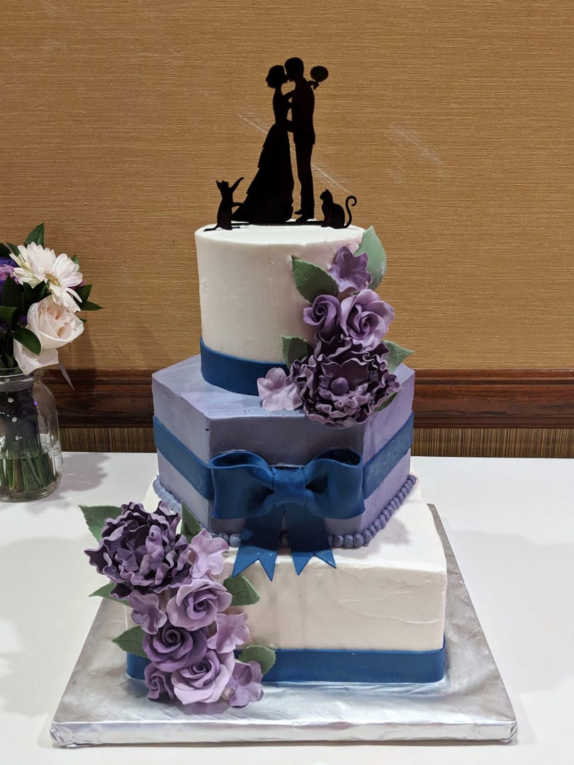 Multi Shape Wedding Cake