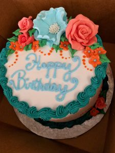 blue birthday cakes for women