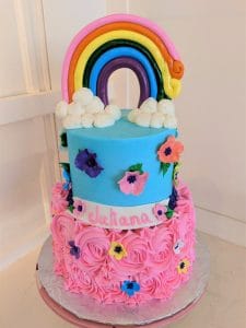 Bright and Funky 18th Birthday Cake | Susie's Cakes