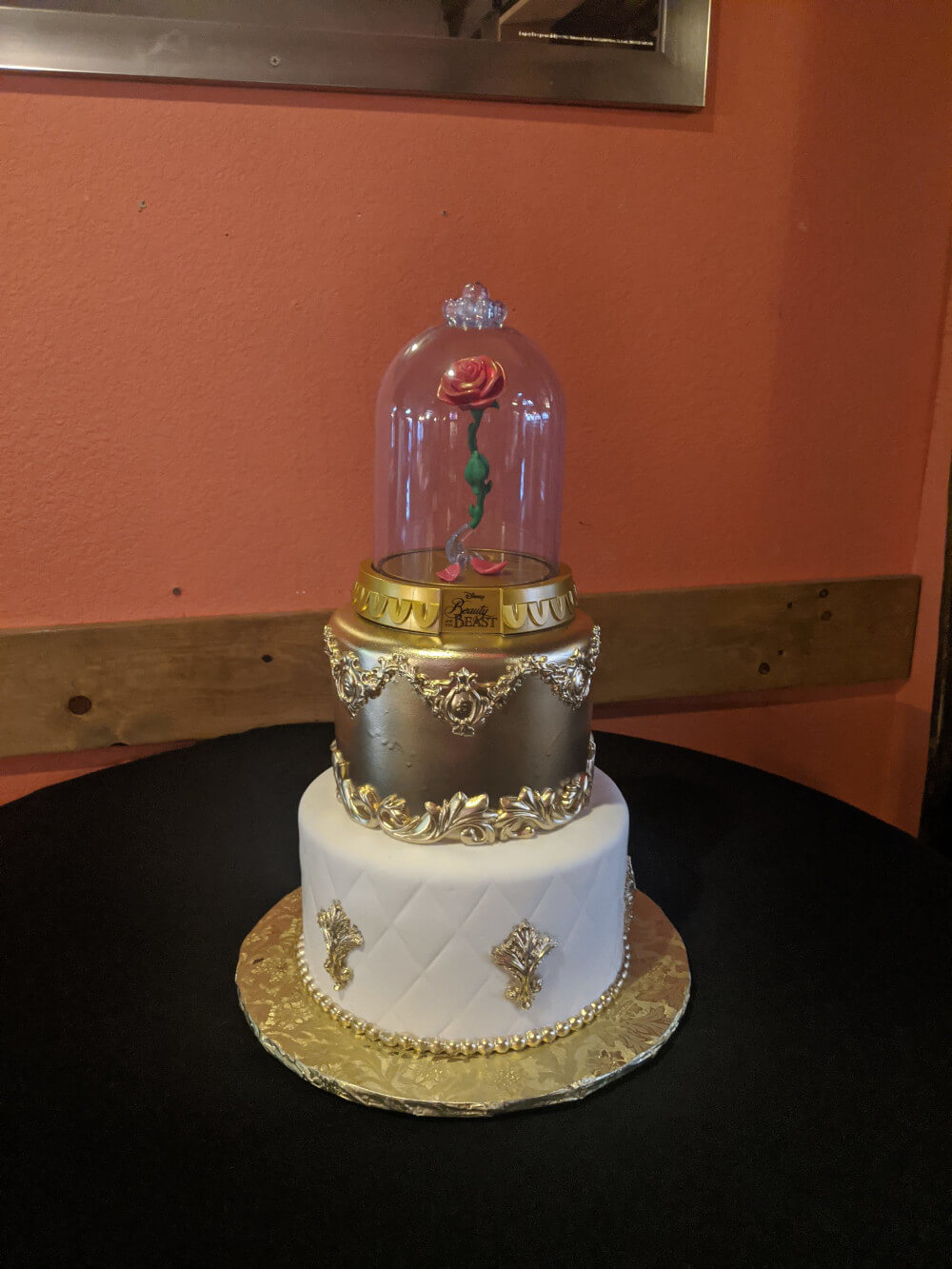 Beauty and The Beast Wedding Cake Beauty and The Beast Wedding Cake