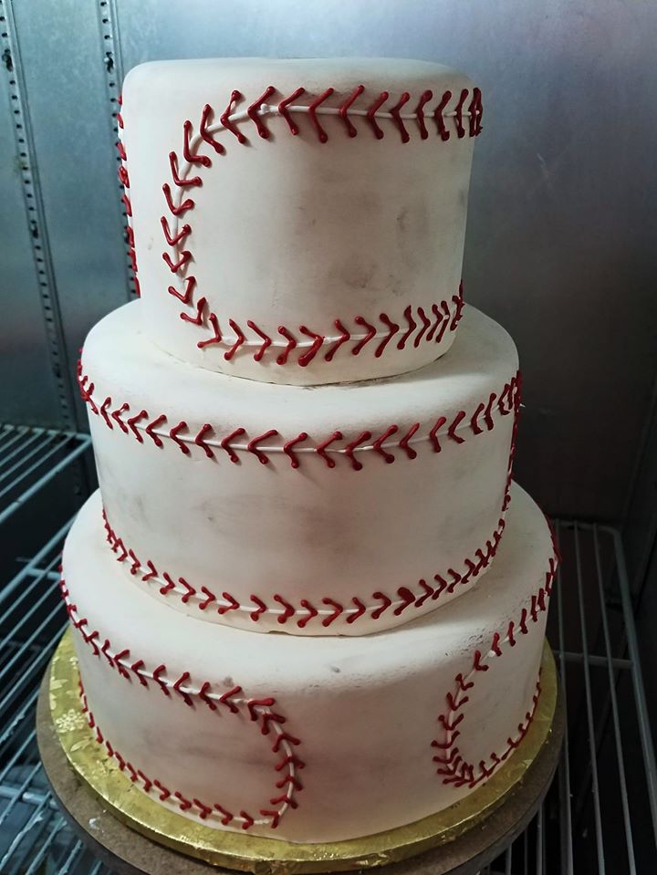 Baseball Wedding Cake Baseball Wedding Cake
