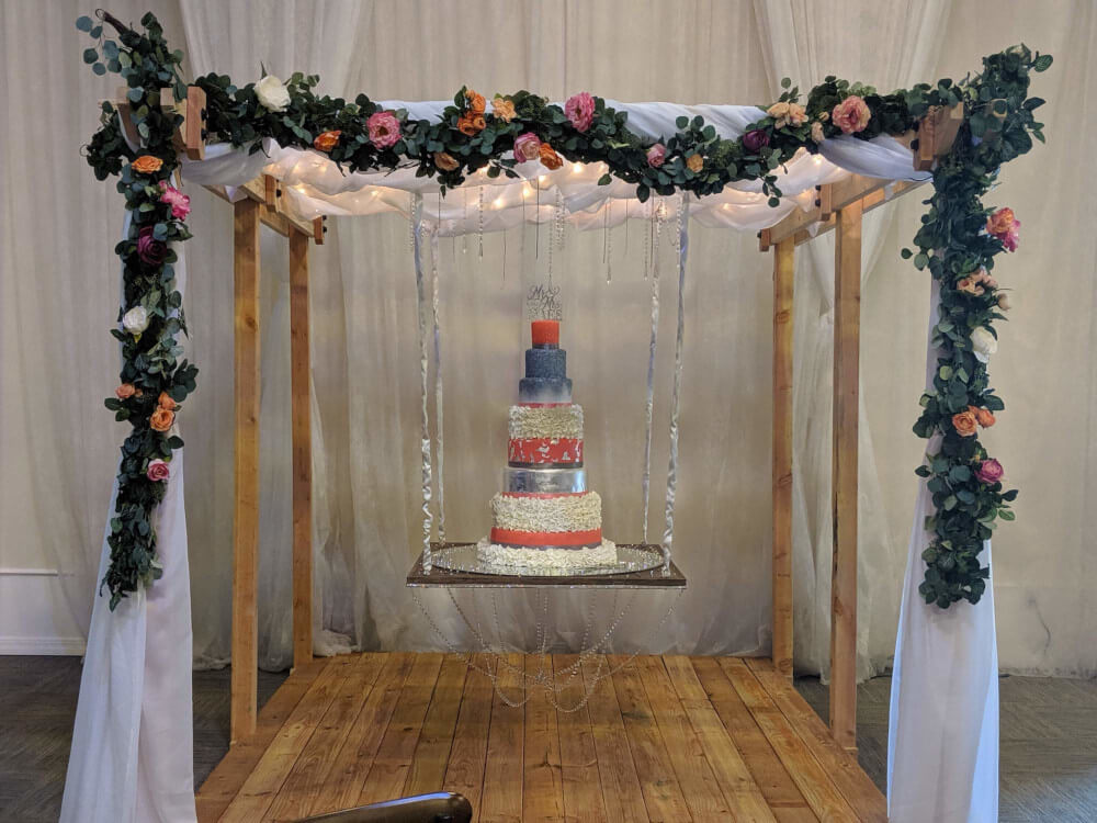 Hanging Tiered Wedding Cake Hanging Tiered Wedding Cake