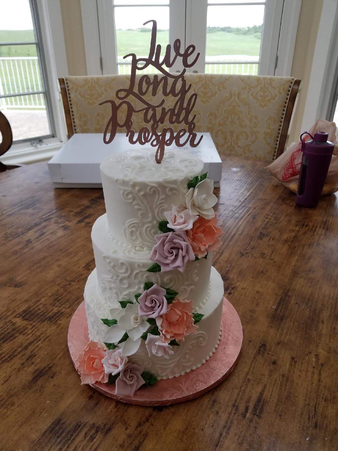 Pastel Flower Wedding Cake Pastel Flower Wedding Cake